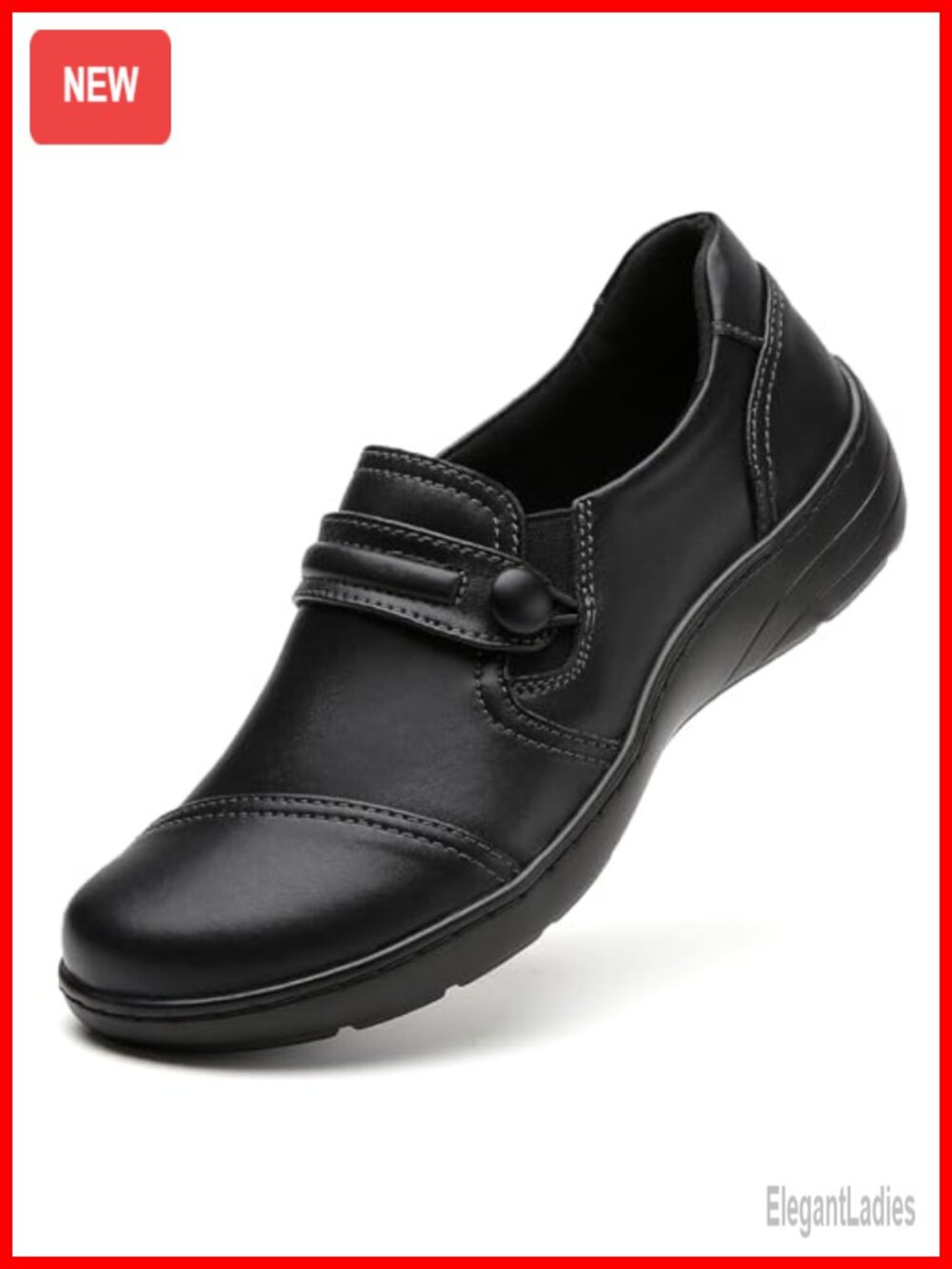 Women's Orthopedic Loafers Comfortable Flat Slip-Ons Dress Work Business Casual